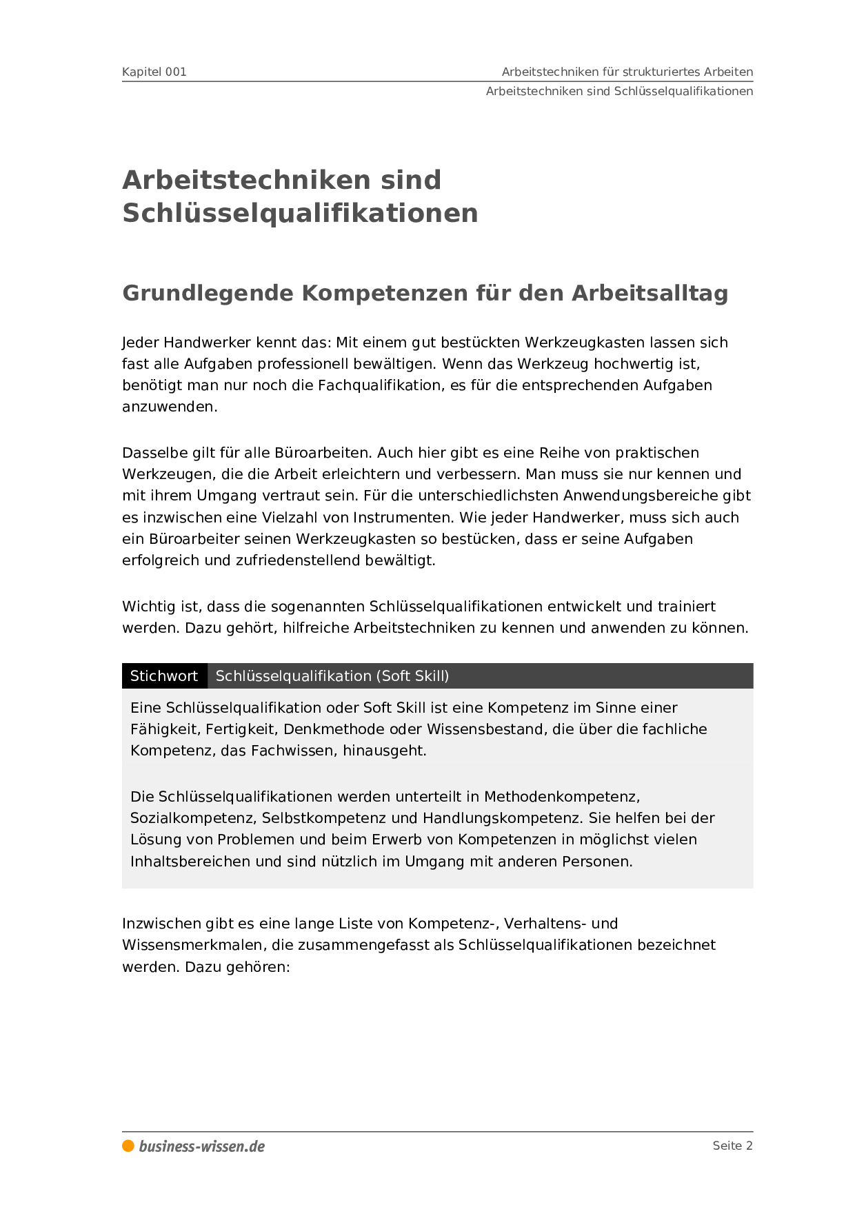 Arbeitstechniken für strukturiertes Arbeiten – Management-Handbuch ...