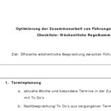 Führungskraft-Assistenz: Regelkommunikation