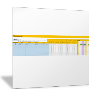 Excel-Urlaubsplaner und Abwesenheitsplaner 2022 als Excel-Vorlage