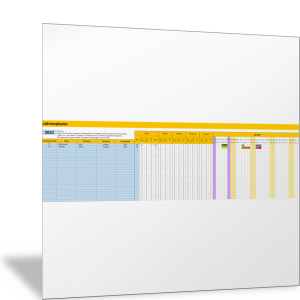 Excel-Urlaubsplaner und Abwesenheitsplaner 2023 als Excel-Vorlage