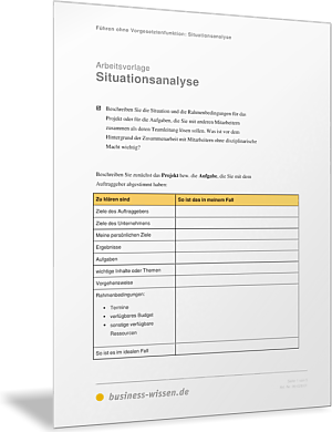 Führen ohne Vorgesetztenfunktion: Situationsanalyse
