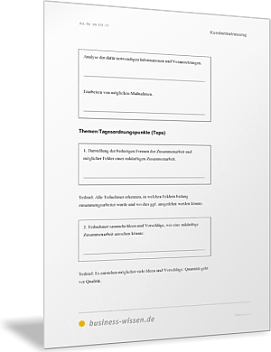 Aus einem Workshop Maßnahmen für die Kundenzusammenarbeit ableiten