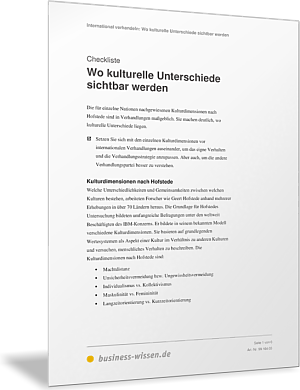 Wo kulturelle Unterschiede sichtbar werden
