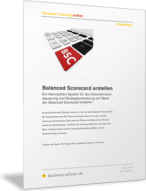 Balanced Scorecard (BSC) Schritt für Schritt erstellen