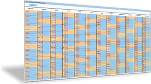 Kalender: Jahresplaner - Urlaubsplaner - Arbeitszeitplaner (Excel)