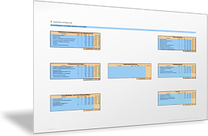 Sustainability Balanced Scorecard mit Ampel-Diagramm