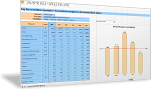 Analyse der Kennzahlen zum Key Account Kunden