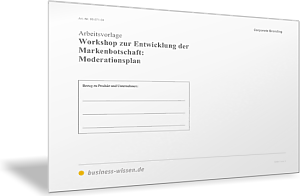 Markenbotschaft im Workshop entwickeln