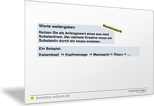 Kreativität fördern mit Kreativitätsspielen