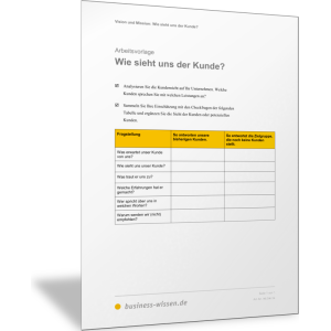 Wie sieht uns der Kunde?