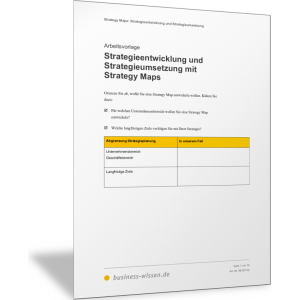 Strategie entwickeln und umsetzen mit Strategy Maps (Anleitung)