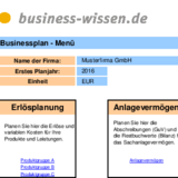 Ausführlichen Businessplan mit Planbilanz und Plan-GuV erstellen