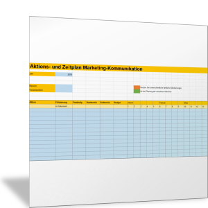 Marketing-Kommunikation: Aktions- und Zeitplan