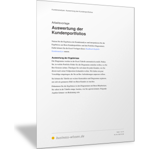 Auswertung der Kundenportfolios
