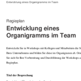 Organigramm im Team entwickeln