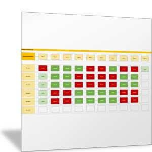 Prozess-Dashboard: Kennzahlen für Prozessschritte in der Übersicht I