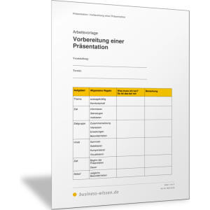 Präsentationen vorbereiten
