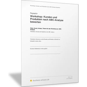 Workshop: Kunden und Produkten nach ABC-Analyse bewerten