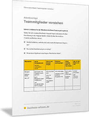 Teammitglieder verstehen und mit ihnen besser umgehen