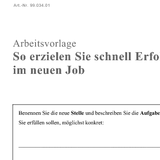 Erfolgreich im neuen Job