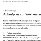 Ablaufplan zur Wertanalyse