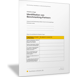 Identifikation von Benchmarking-Partnern