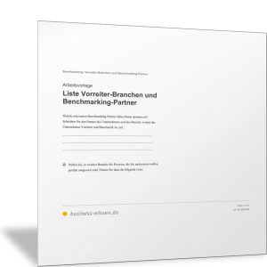 Auswahl von Benchmarking-Partnern