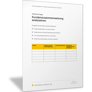 Kundenzusammensetzung analysieren