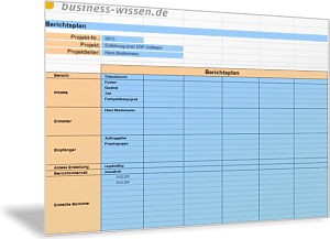Berichtsplan für das Projektmanagement