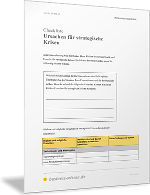 Ursachen für strategische Krisen