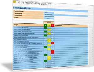 Kick-off-Meeting im Projekt planen