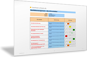 Die 8 Grundsätze des Qualitätsmanagements