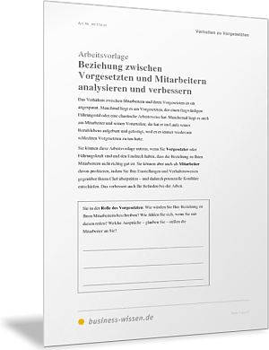 Beziehung zwischen Vorgesetzten und Mitarbeitern verbessern