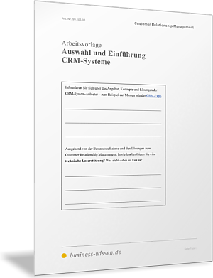 CRM-System auswählen und einführen