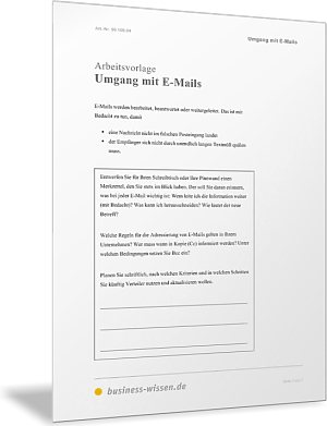 Umgang mit E-Mails im Team