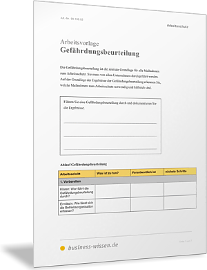 Gefährdungsbeurteilung