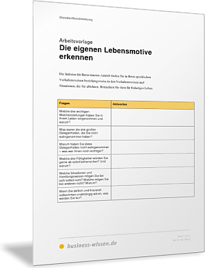 Die eigenen Lebensmotive erkennen