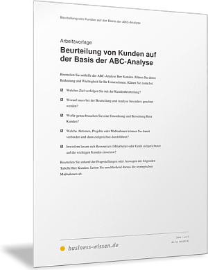 Kunden mit der ABC-Analyse beurteilen