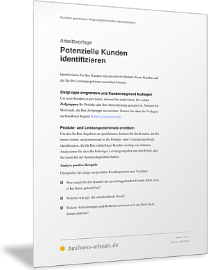 Potenzielle Kunden identifizieren