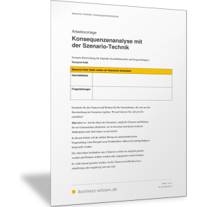 Konsequenzenanalyse mit der Szenario-Technik