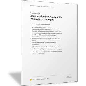 Chancen-Risiken-Analyse für Innovationsstrategien