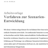Verfahren zur Szenarien-Entwicklung
