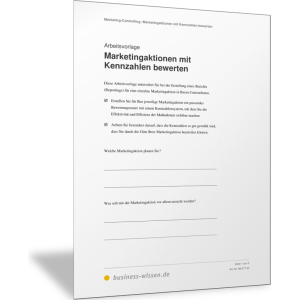 Marketingaktionen mit Kennzahlen bewerten