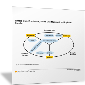 Limbic Map: Emotionen, Werte und Motivwelt im Kopf des Kunden