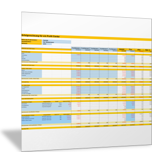 Erfolgsrechnung für ein Profit-Center mit mehreren Produktgruppen planen
