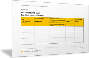 Kundengespräche auswerten
