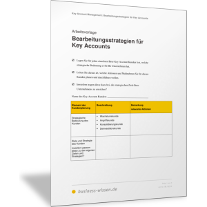 Bearbeitungsstrategien für Key Accounts