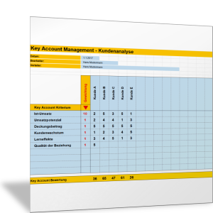 Key Account Kunden bewerten