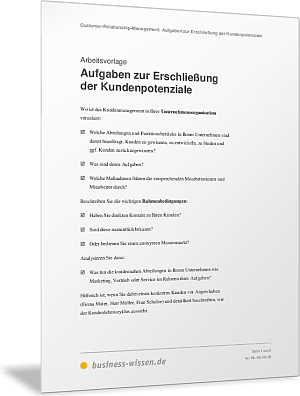 Kundenpotenziale erschließen im Rahmen von CRM