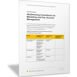 Prozesse zwischen Innendienst und Marketing gestalten